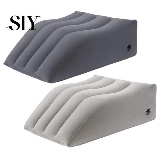 Sleep Improvement Leg Pillow Inflatable Elevation Portable Easy Inflation Flocking Ergonomic Post-operative Design Multifunctional for Circulation