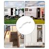 Motorhomes Grab Handle Security For Campers Component Door Handle Trailer Caravans,White 240mm 9.45''