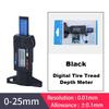 Electronic Digital Tire Tread Depth Gauge 0-25mm Tread Thickness Vernier CaliperThread GaugeElectronic Measuring Test Instrument