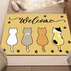 Cartoon Badezimmer Bodenmatte, Anti-Rutsch-Matte, Badezimmer Bodenmatte Fußmatte Eingang Küchenmatte Fußmatte Teppiche Heimmatte Küchenteppich