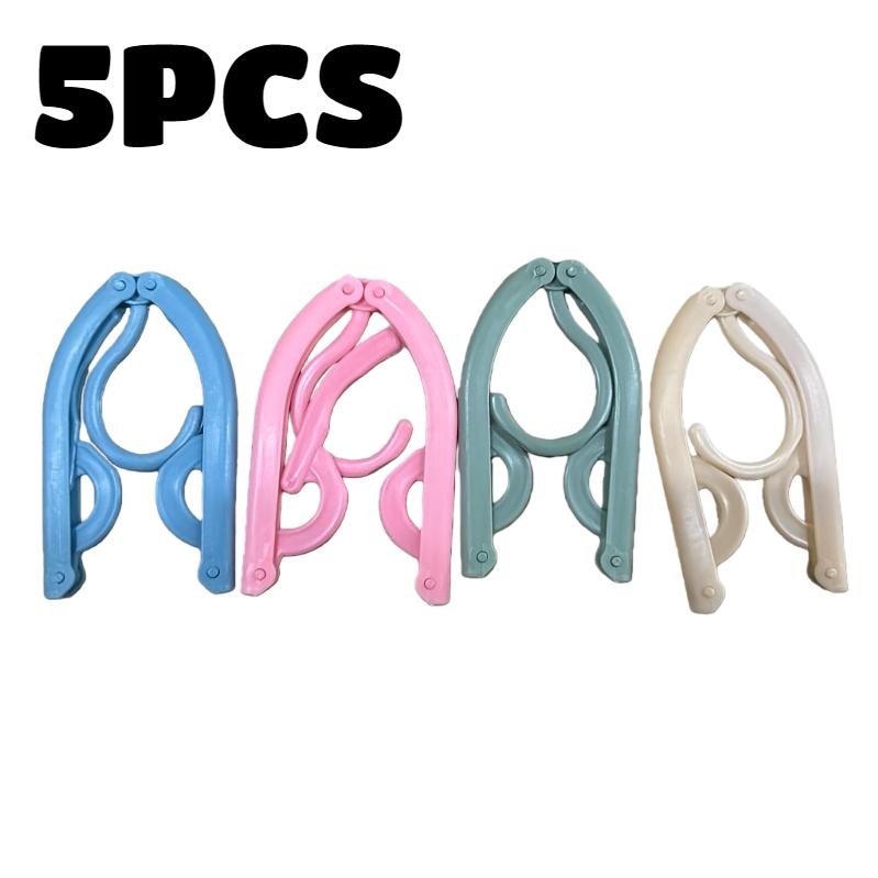 20PCS Folding Clothes Hanger Travel Portable Clothes Hanging Rack Space Saving Home for Dress Pants Suit Student Dormitory 1170₽