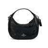 Coach Carmen 20 Logo Zip Closure Patent Leather Shoulder Crossbody Tote Bag Small Women Handbags Black CW036-SVBK