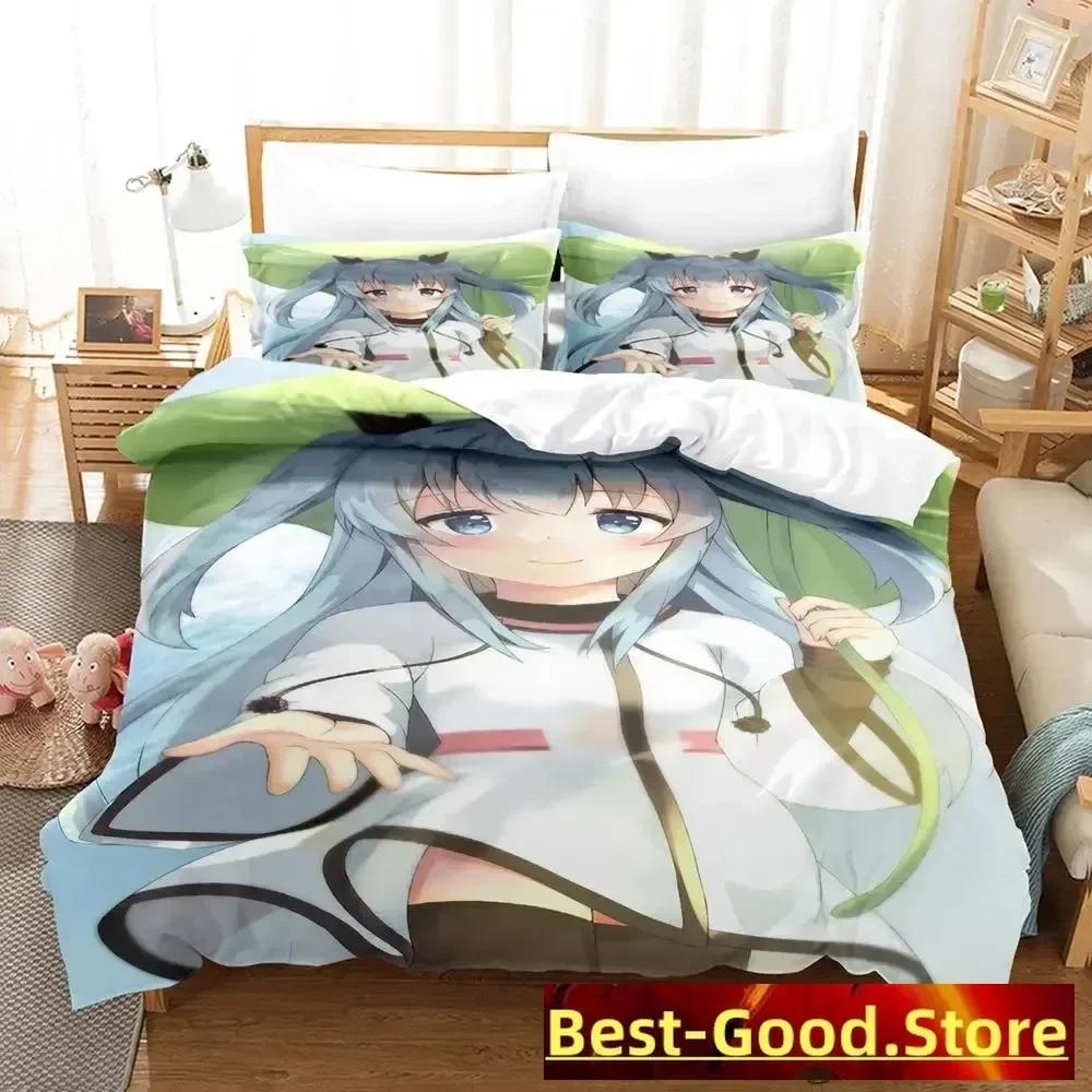 New Sora No Method Celestial Method Bedding Set Single Twin Full Queen King Size Bed Set Adult Kid Bedroom Duvetcover Sets Anime