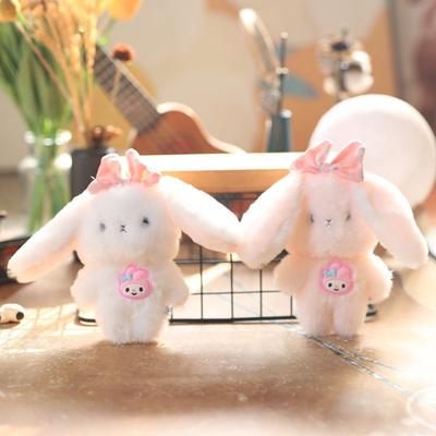 Cute Little Rabbit Pendant Plush Toy Doll Cartoon Bag Hanging Keychain Rag Doll Doll