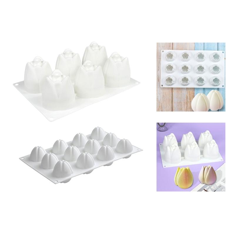 Multiuse Food Grade Silicone Tulips Molds Ideal For Romance Dessert DIY Crafts Holiday Celebration And Baking Accessories