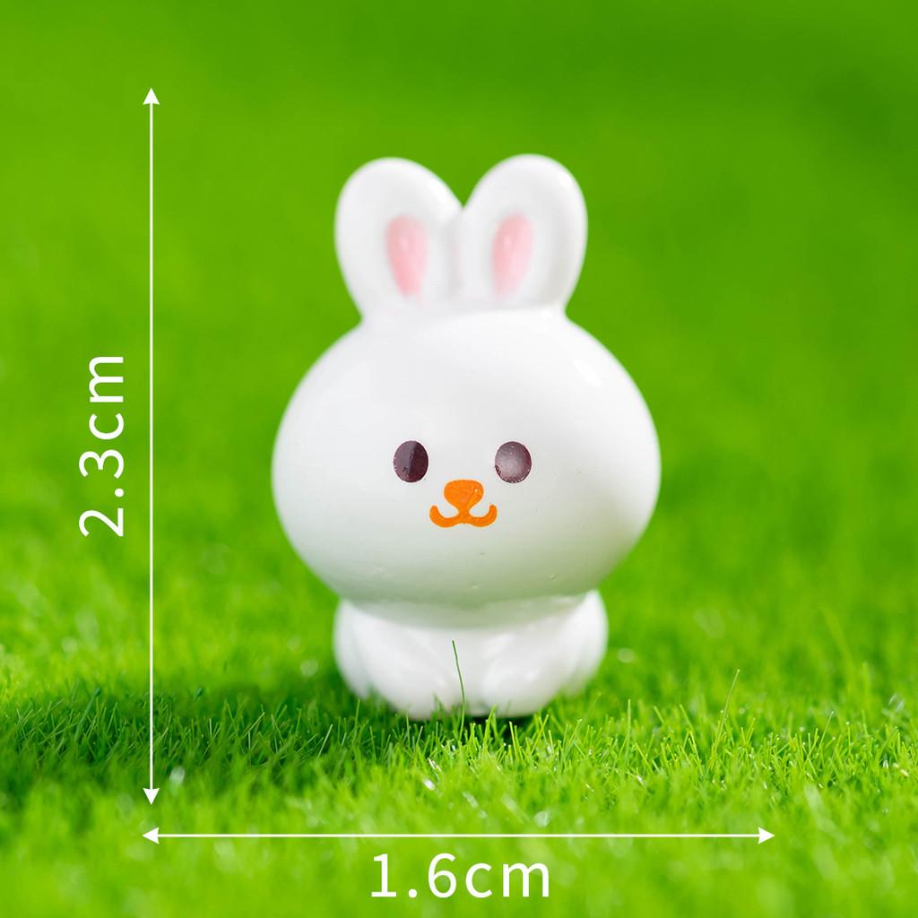 Animal Zodiac Resin Ornament With Cartoon Snake Rabbit Tiger For Desk Decor