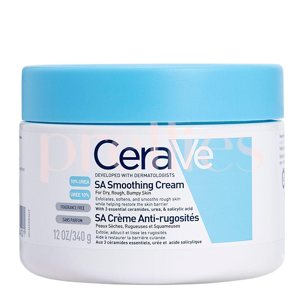 CeraVe SA Smoothing Cream 340g, Exfoliating