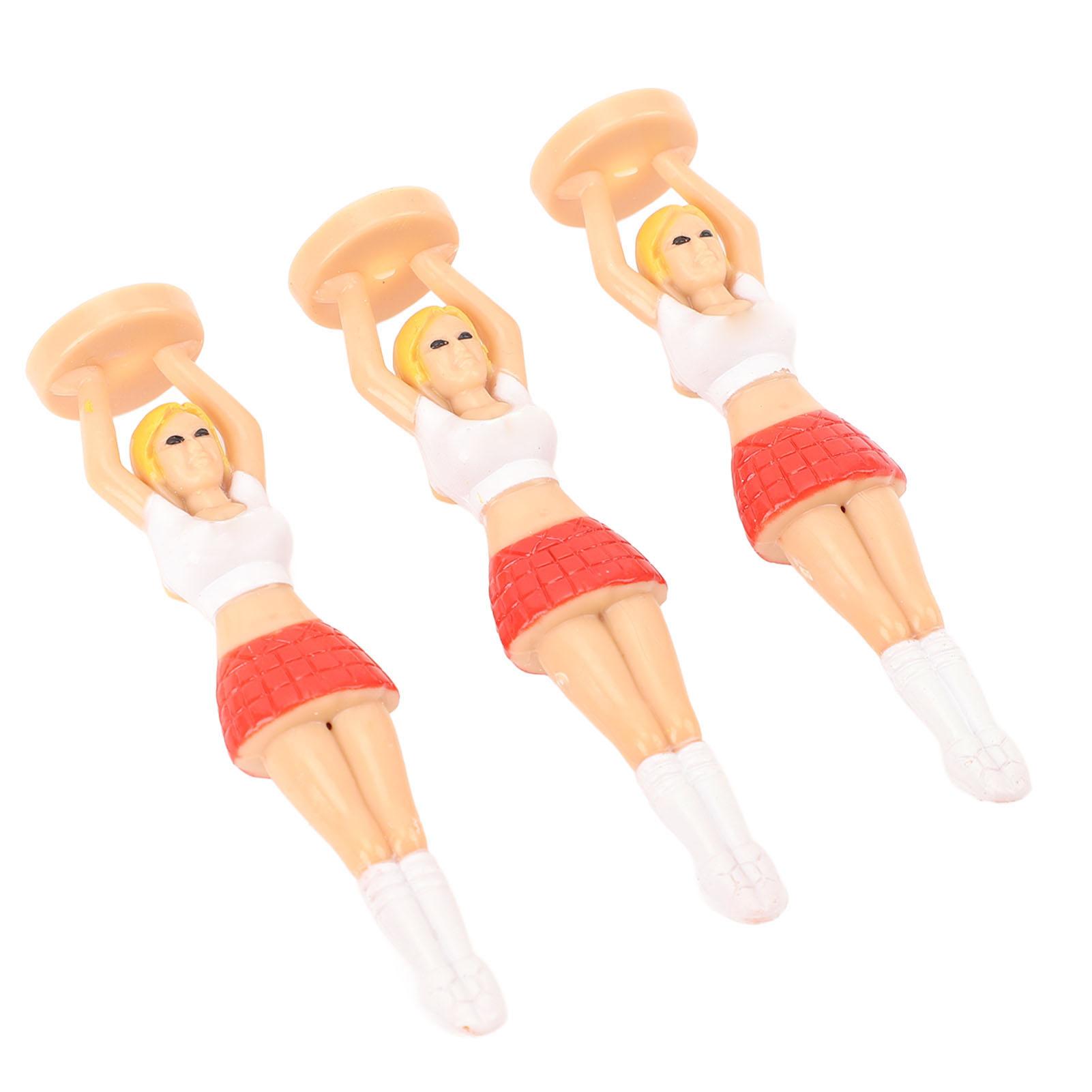 3pcs Golf Tee Lady Golf Ball Tee Plastic Funny Novelty Golf Accessories for Training Practicing