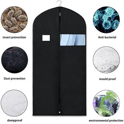Wardrobe Dustproof Clothing Covers Waterproof Clothes Dust Cover Coat Suit Dress Protector Hanging Garment Bags Closet Organizer
