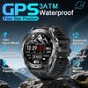Military Grade GPS Smart Watch 1000mAh Battery 10ATM Waterproof Bluetooth Call AMOLED HD Men Sports Smartwatch  New