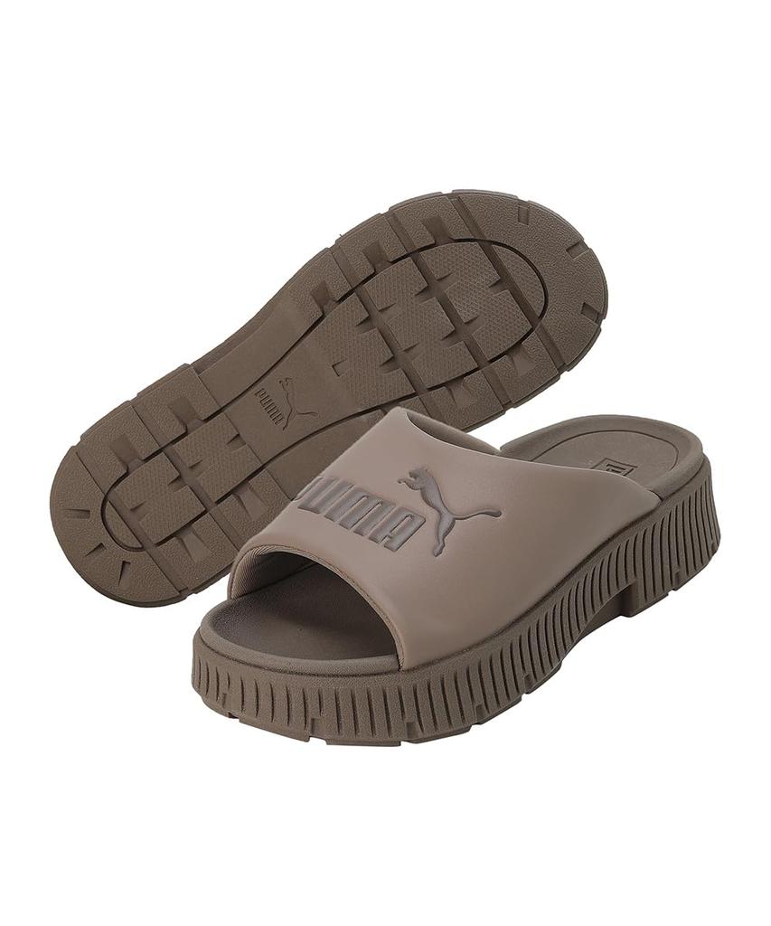 Puma Dinara Slide Platform 2024 Totally Taupe Size cm Women's Sneakers, Spring/Summer Colorway, (02), 23.0