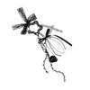 Creative Hollow Out Acrylic Keychain Strawberry Star Decor Cord For Backpack Keys Purse Bag Pendant Gift for Women