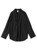 SHIPS for Women Skipper Long Sleeve Cut One Size Shirt, Black, 312050376,