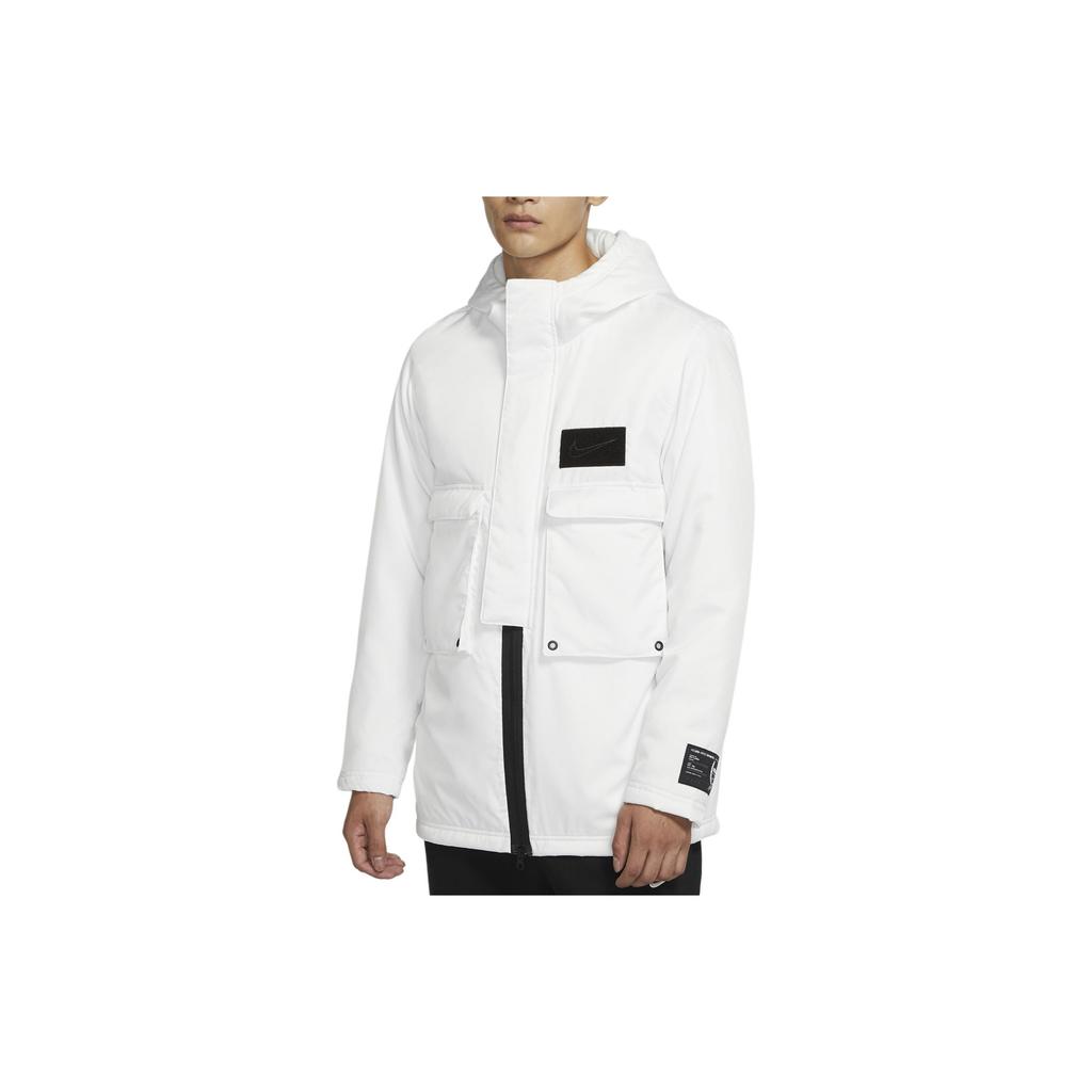 Nike Lebron Oversized Pocket Woven Hooded Jacket Men Jacket Summit-White CK6772-121
