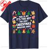 Merry Christmas Candy Cane Christmas Hat This Is My Christmas Funny Xmas PJs Unisex Unisex Gift Graphic Tshirts Fashion Allmatch