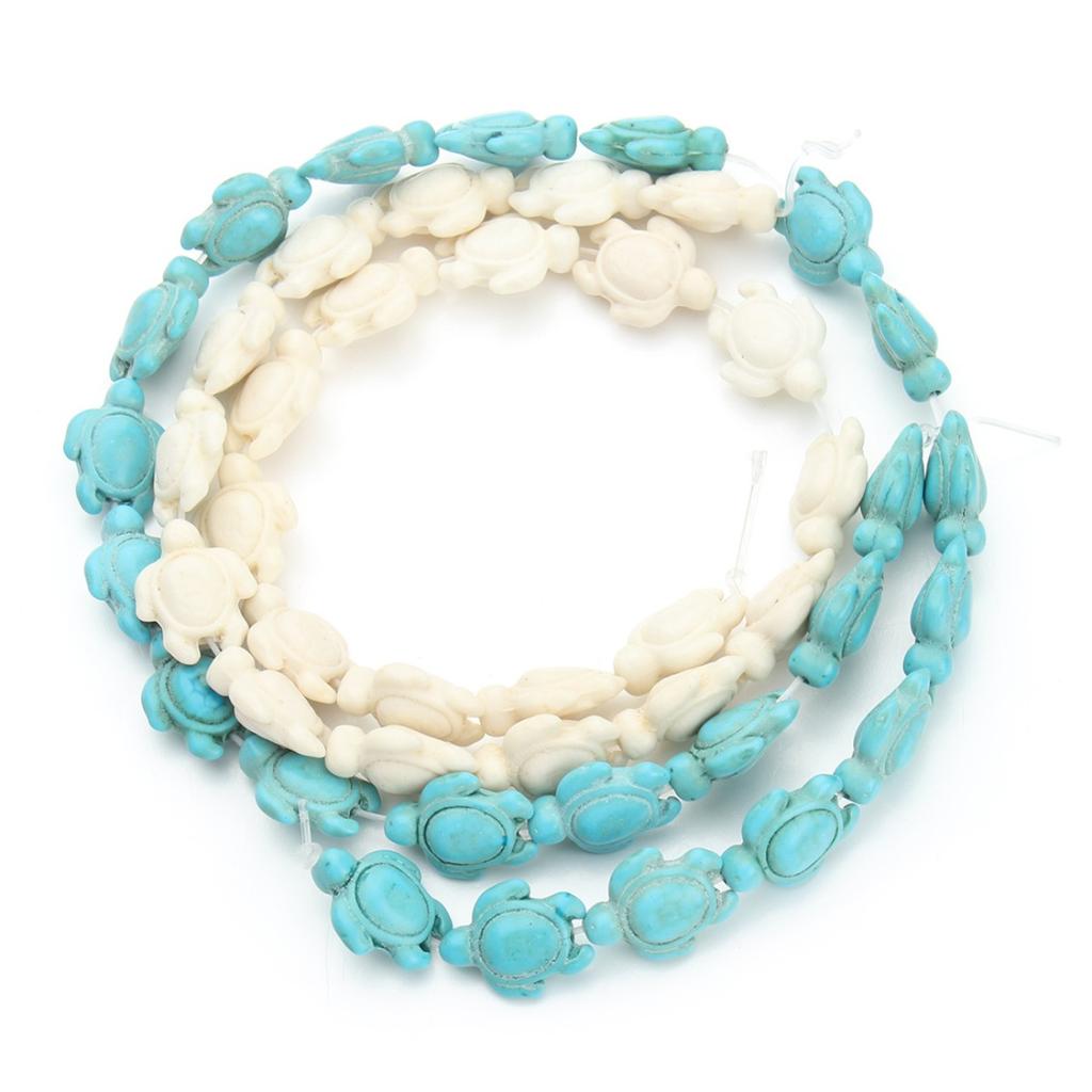 DW26 14x18mm Schildkrötenform Cartoon-Tierperlen Exquisite Steinperlen Schmuckherstellung DIY Armband Handgemachte Trend-Accessoires