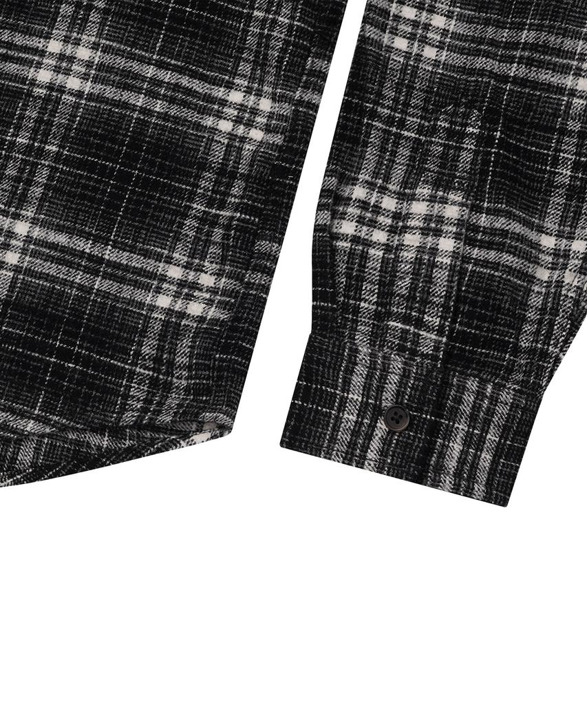 AVIREX Long Sleeve Check Shirt / 7836220011 Gray