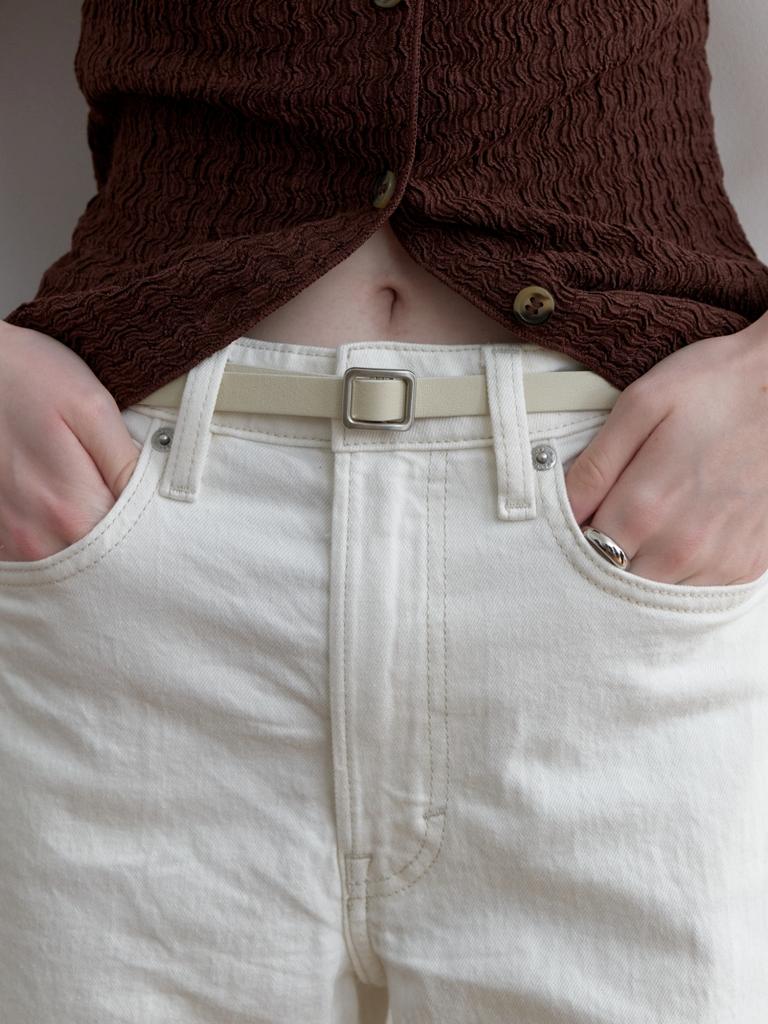Leobeumimonseuteo Slim Long Leather Belt_3Col (L251Mbt010)