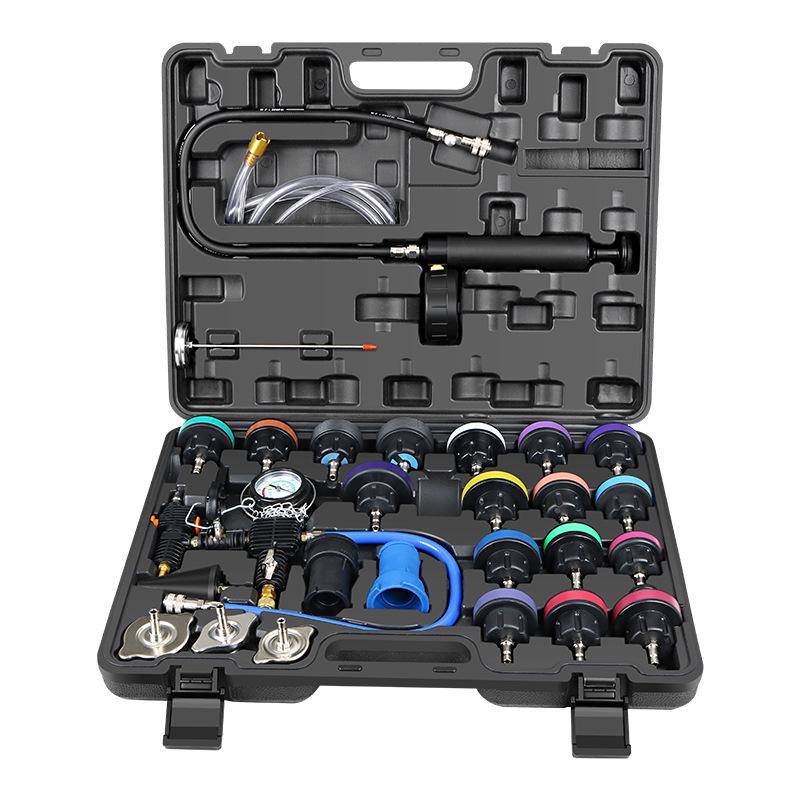 Car Radiator Pressure & Leak Detection Tool Set for Antifreeze Replacement