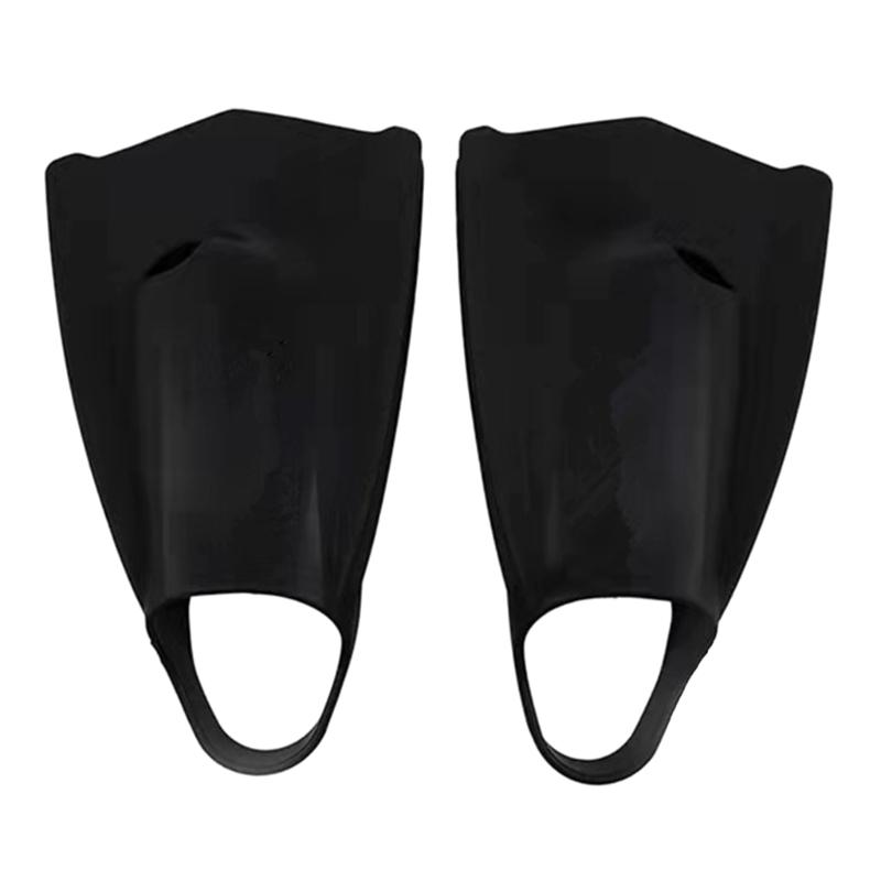 Silicone Comfortable Swimming Fins Swim Training Fins Travel Size Flippers Training Short Flippers for Teen Adult