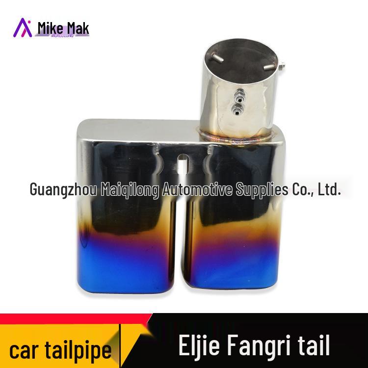 Embout d'échappement carré à double sortie pour Toyota Alphard - Pour modification