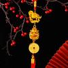 2026 Year Of The Horse Wall Hanging Car Ornament Chinese New Year Red Gold Pendant Lucky Decoration Housewarming Gifts