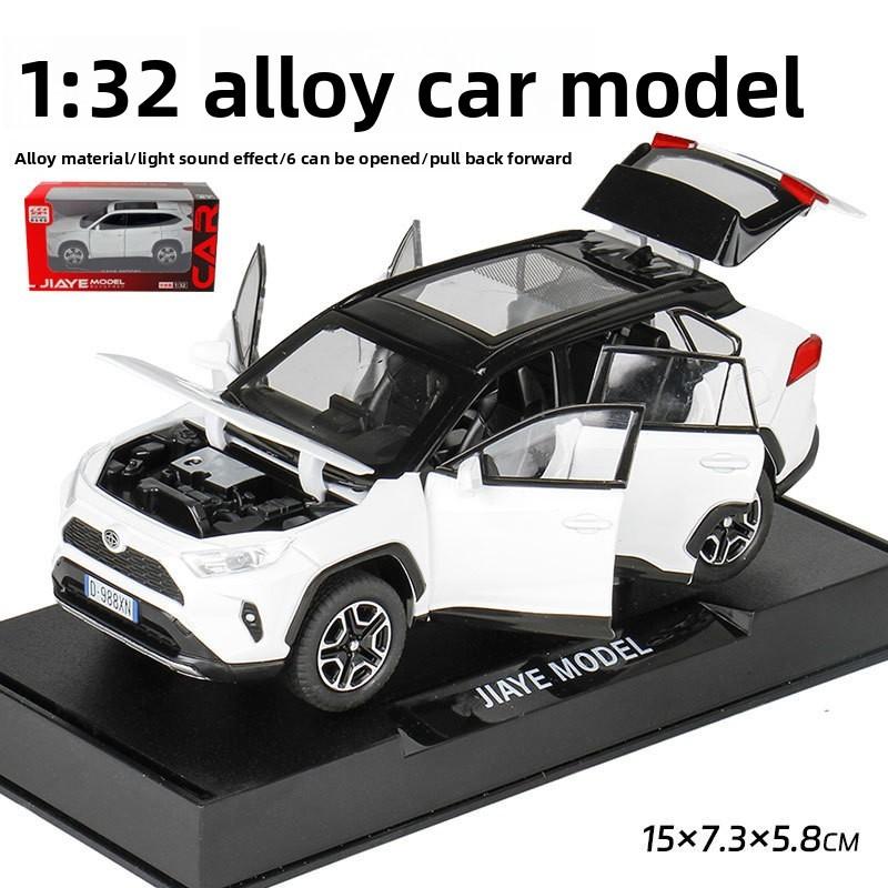 

Toyota Rav4 Alloy Car Model Toy With Light Sound For Kids Playroom And Collector