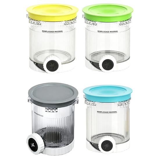Eisaufbewahrungsglas Kompatibel mit Ninja Swirl NC701 NC701C Creami Eis-Softeisbereiter BPA-Frei Lebensmittelqualität Anti-Rutsch-Behälter für die Küche