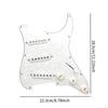 DIY Electric Guitar 11 Hole Scratchplate Portable Multifunction Sss Pickguard Tuning Pegs for