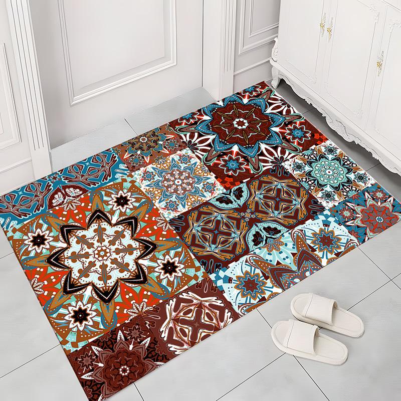 Entrance Mat Bathroom Waterproof Carpet Dirt Resistant Mat Household Foot Mat Door Mat