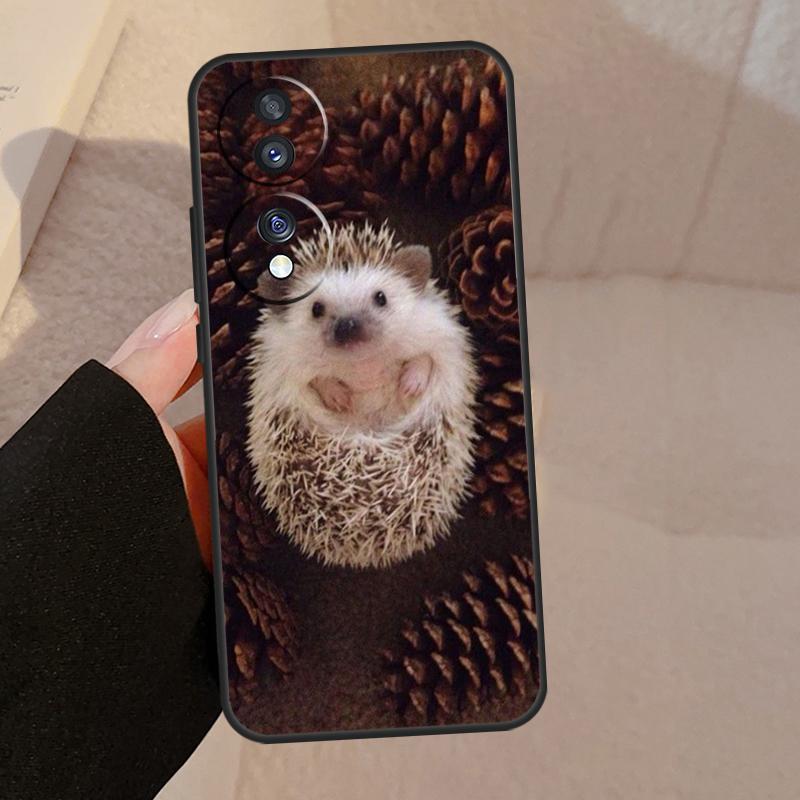 Cute Little Hedgehog For Honor Magic 5 6 7 8 Pro Case For Honor X9d X9a X9b X9c X8c X8b 50 70 90 200 400 Lite Win