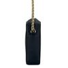 Michael Kors Safiano Shoulder Bag Leather Black Women PS-1808 Used