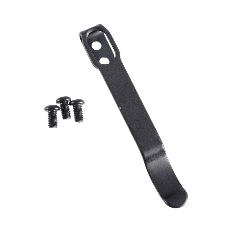 Stainless Steel Cutter Pockets Clip Back Clamp With 3Pcs Screws Make Cutter Back Clip Replacement Accessories Parts