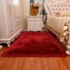Alfombra Redonda de Felpa Mejorada de Imitación de Lana para Sala de Estar, Dormitorio o Uso como Esterilla de Yoga