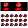 12V/24V 18PK LED Side Marker Truck Trailer RV Motorcycle Universal Fit