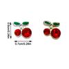 10Pcs Silver Gold Cherry Alloy Rhinestone Brilliant Nail Decoration Parts For Nail Art Designs Diy Nail Art Accessories