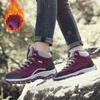 Men Winter Plush Ankle Boots Women Waterproof Plush Snow Boot Men Hiking Shoes Outdoor Sneakers Couple Climbing Trekking Boots