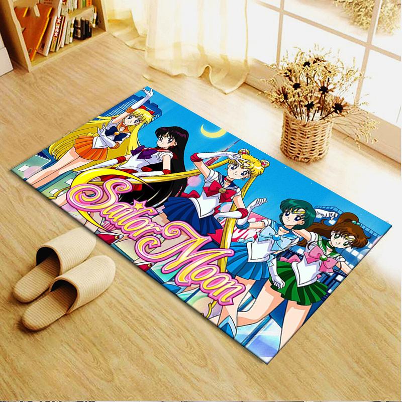 Magic Sailor Girl Carpet Rug for Living Room Bedroom Home Sofa Decoration,Kids play Non-slip Floor Mat