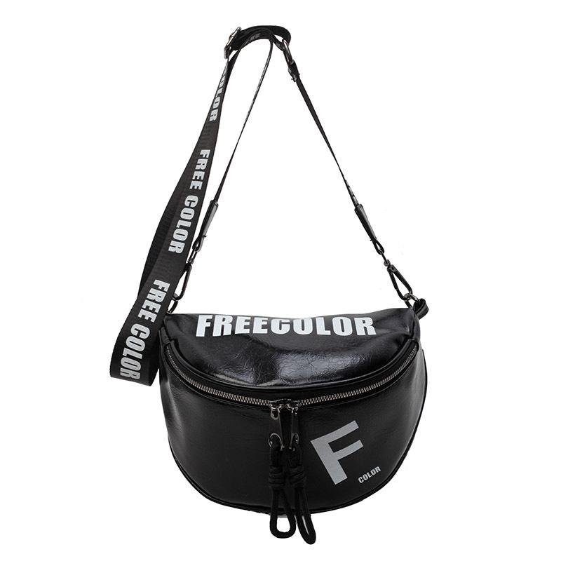Bauchtasche Damen neu urban schlichte Mode Umhängetasche große Kapazität lässige Messenger Brusttasche
