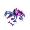 3D Printed Saber-Toothed Tiger Skeleton Jointed Toy Decoration - Decompression Handicraft Gift