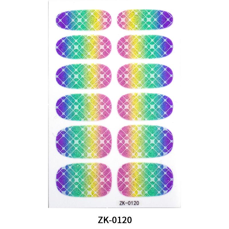 Neue Nail Art Sticker Cartoon Niedliche Zwiebel Rosa Liebe Wasserdichte Nagelaufkleber Vollständiger Aufkleber