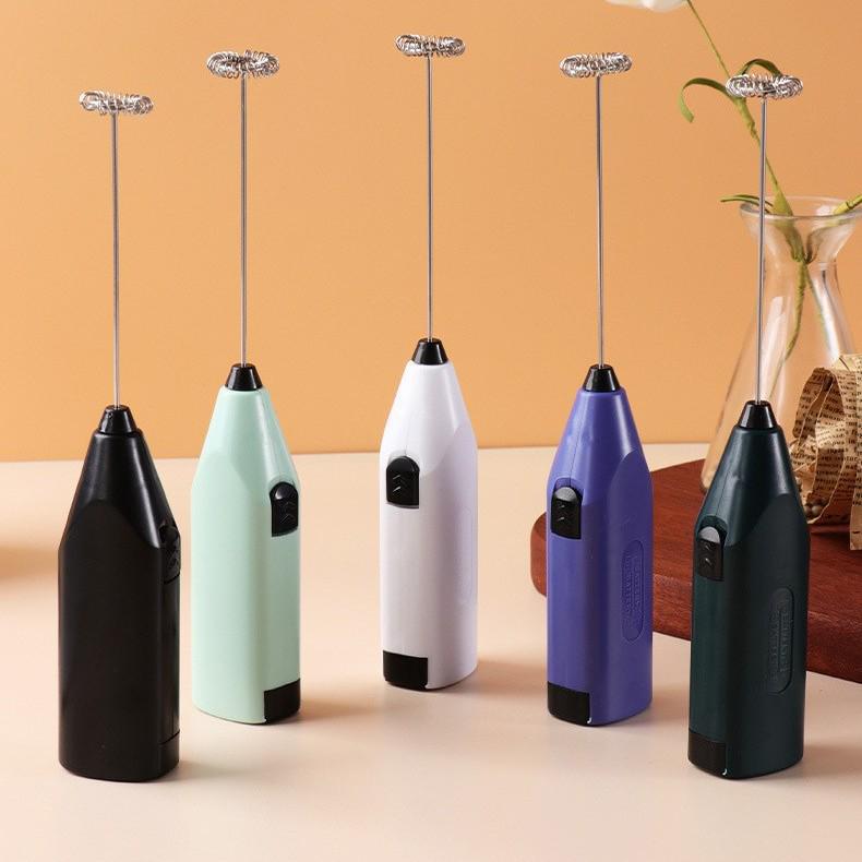 Spumator de lapte portabil fără fir și bătător de ouă - Mini spumator electric de frișcă pentru copt