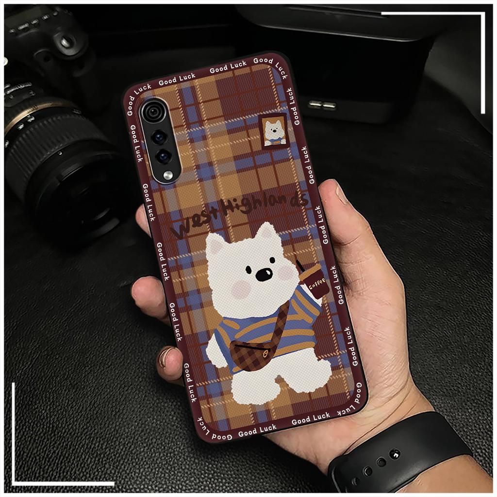Soft case Full wrap Phone Case For LG Velvet 4G/5G Graffiti Phone Pouch TPU Animals Durable Silicone Fashion Design Cute