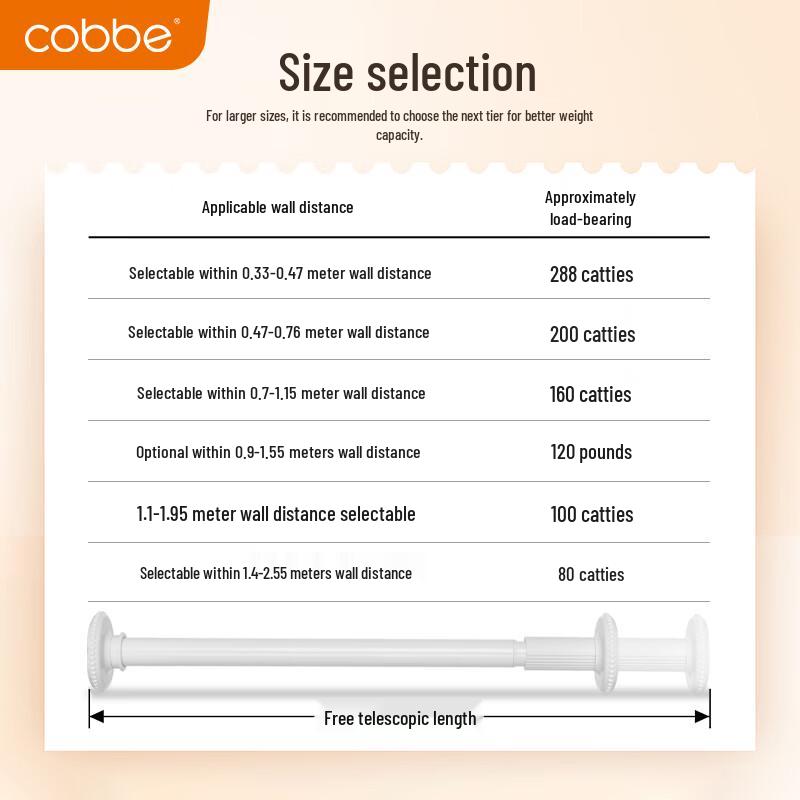 cobbe Punch-Free Telescopic Multi-Purpose Rod