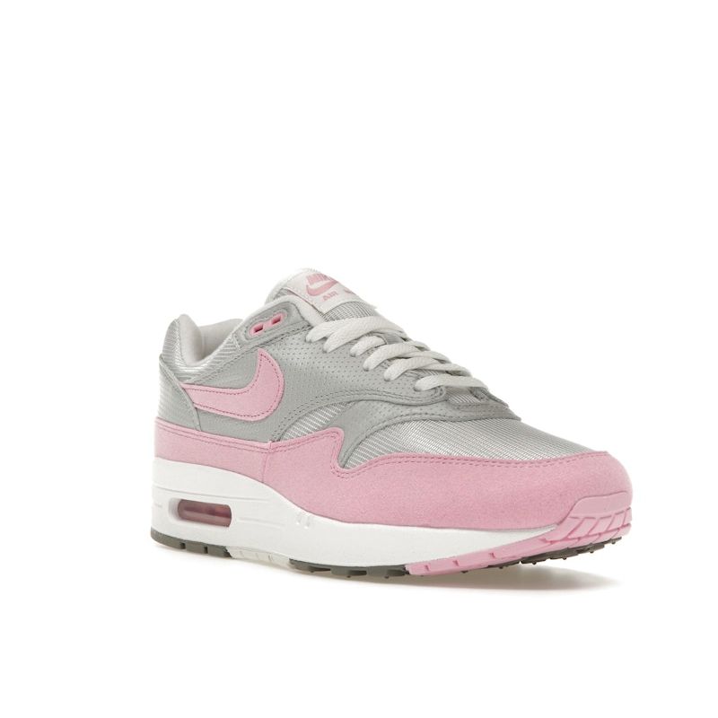 Nike Air Max 1 87 Pink Rise Women Sneakers Metallic-Platinum Flat-Pewter Summit-White HF5387-001