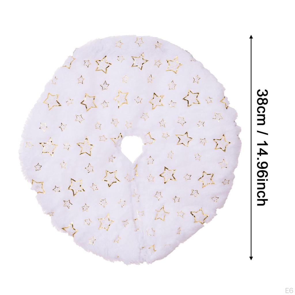 15 Zoll Rock zur Weihnachtsdekoration, Weiß für den Innenbereich