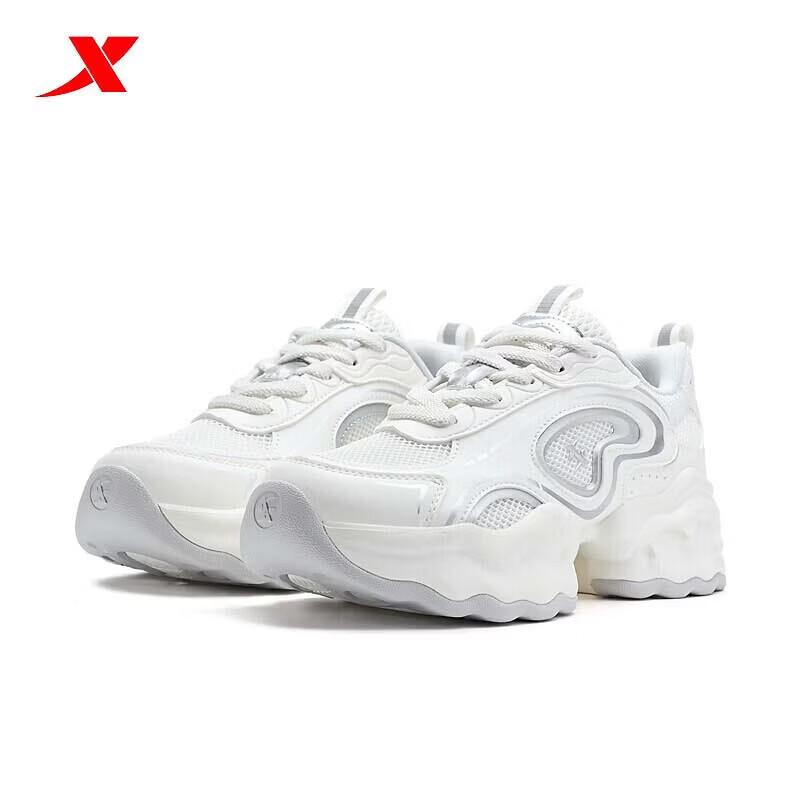 XTEP Women s Breathable Platform Chunky Sneakers 38.5