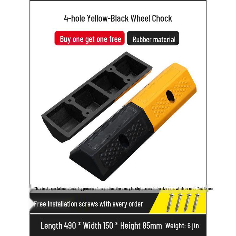 Rubber Parking Space Wheel Stopper and Positioner