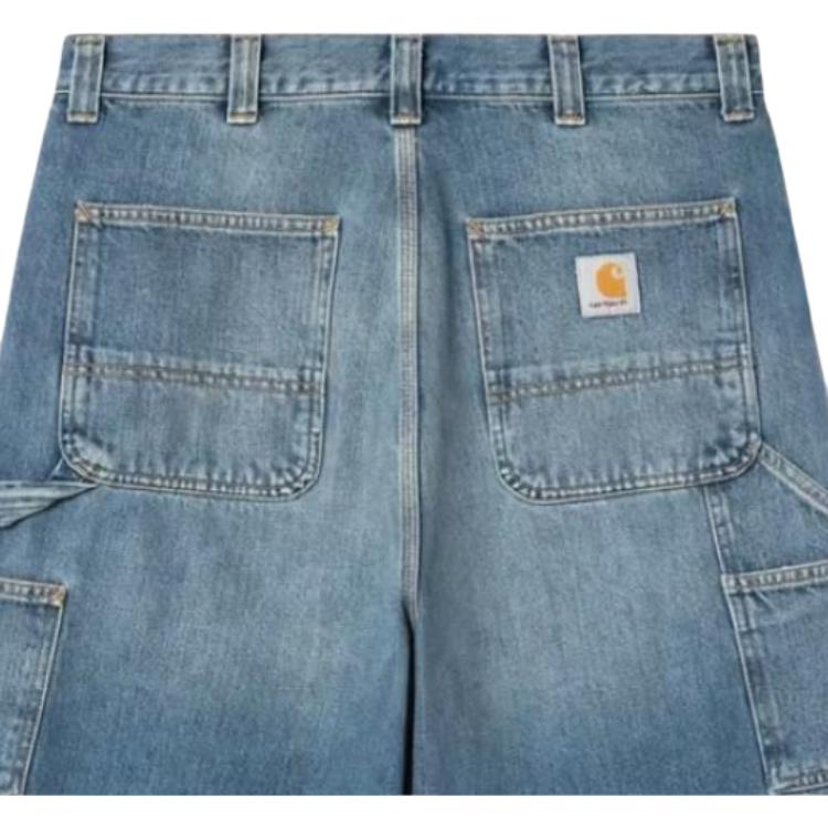 Carhartt WIP SS26 OG Double Knee Long Denim Shorts Unisex Shorts I037493-01-EX