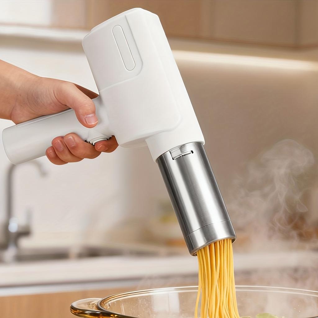 Electric Pasta Maker Pasta Press Machine Hands-Free Pasta Maker Compact Handheld Wireless Noodle Maker for Home Use
